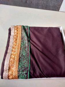 New Coffee Colour Saree 👇