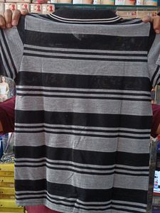 Black Grey Color T Shirt For men Women