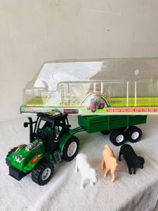 Farmer Tractor Set With Animal
