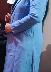 Ice Blue Over Coat 🧥