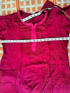 Viscose Lakhnawi Kurta &amp; Dupatta