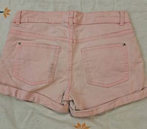 Girls H&amp;M Pink Denim Shorts