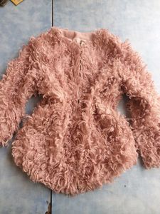Pink Faux Fur Jacket
