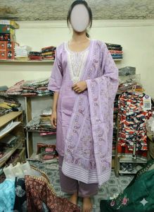 Lavender Kurta Set
