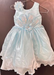 Cute Light Blue Party Dress