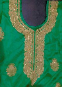 Chamakdar Suit Chun Wali Shalwar Silk Sui T