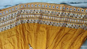 Mustard Embroidered Dress