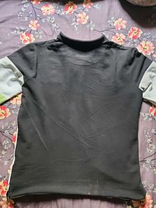 Color Block Long Sleeve Polo