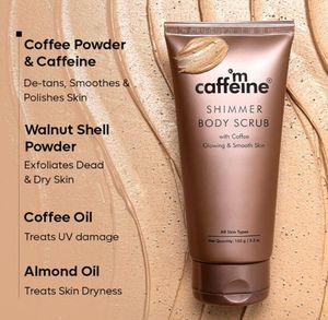 MCaffeine Shimmer Body Polishing Kit Box