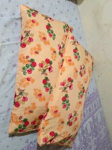 Floral Print Pillow Covers (POLY CREPE) Set Of 1