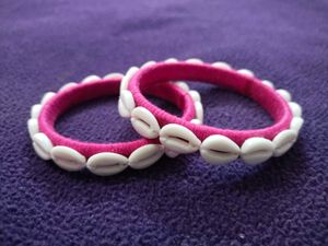 Handmade Cowries Shell Bangles 💗