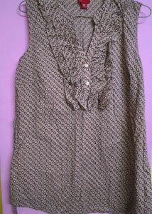 Paisley Print Top