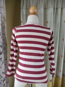 Striped Long Sleeve Top