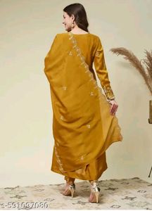 Elegant Embroidered Kurta Pant Set