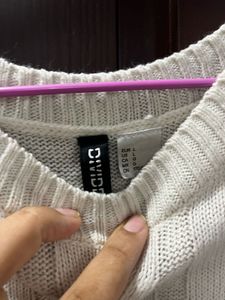 H&amp;M Cable Knit Sleeveless Top