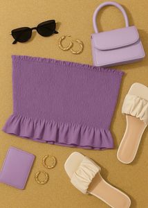 SHEIN - 🌸 Lilac Chic Tube Top  🌸