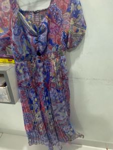 Paisley Print Maxi Dress