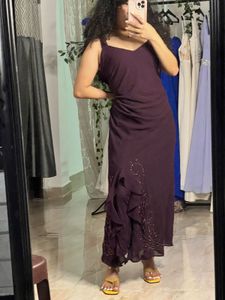 Elegant Plum Dress