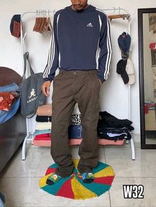 Brown Cargo Straight Fit