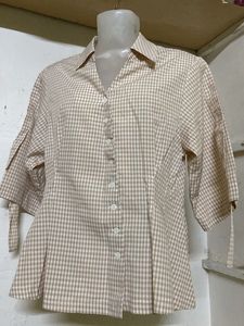 Checked Top (2 Times Used)