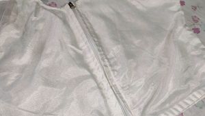 Round Neck 36 Bust Off White Blouse