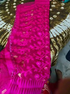Pink Saree