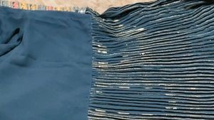 Teal Pleated Palazzo Pants