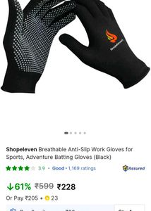 Breathable Anti Slip Work Gloves For Sports