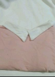 Light Pink Crop T Shirt Women