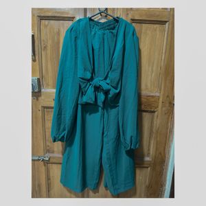 Sea Green Tie-Front Set