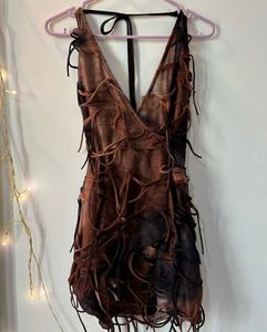 Unique Brown Dress