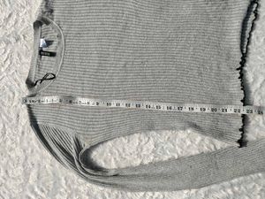 H&amp;M Ribbed Long Sleeve Top