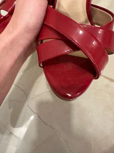 Never Used Red Heels From Europe / Damaged