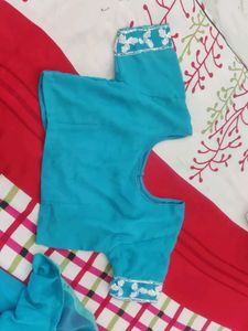 Ready to wear saree with stitched blouse