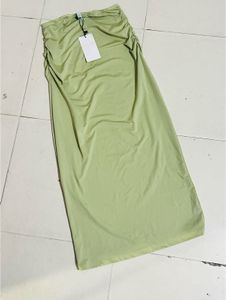 Green Ruched Midi Bodycon Dress
