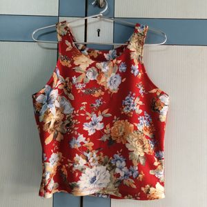 Floral Print Tank Top