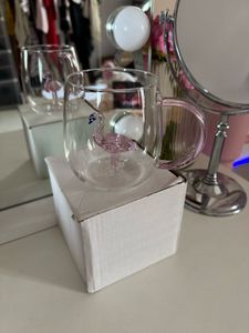 NEW Flamingo Glass Mug