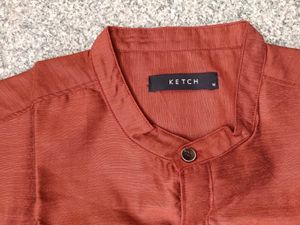 Ketch Stylish Rust Shirt, M Size