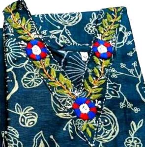 (New)V-neck Kurti sets Good Quality