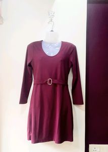 Maroon Dress