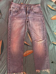 Distressed Denim Jeans