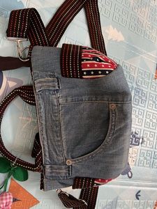 Denim Upcycled Backpack