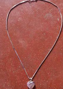 Locket Neck Piece, Black Metal Earrings.
