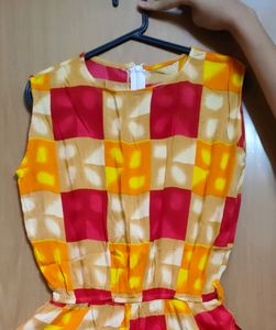 A Beautiful Jump Suit with Side Pockets.
