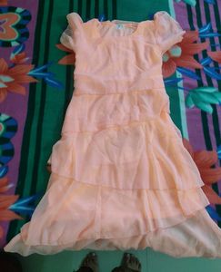 Peach Colour Midi