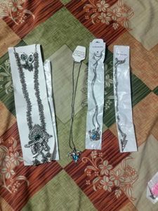 Silver Tone Four Jewelry Sets