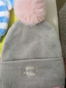 Cute Striped Bear Hat