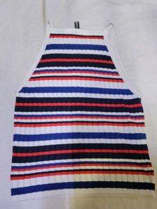 Striped Ribbed Tank Top