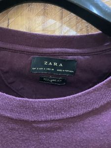Zara Plum Long Sleeve Tee