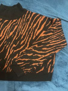 Animal Print Sweater